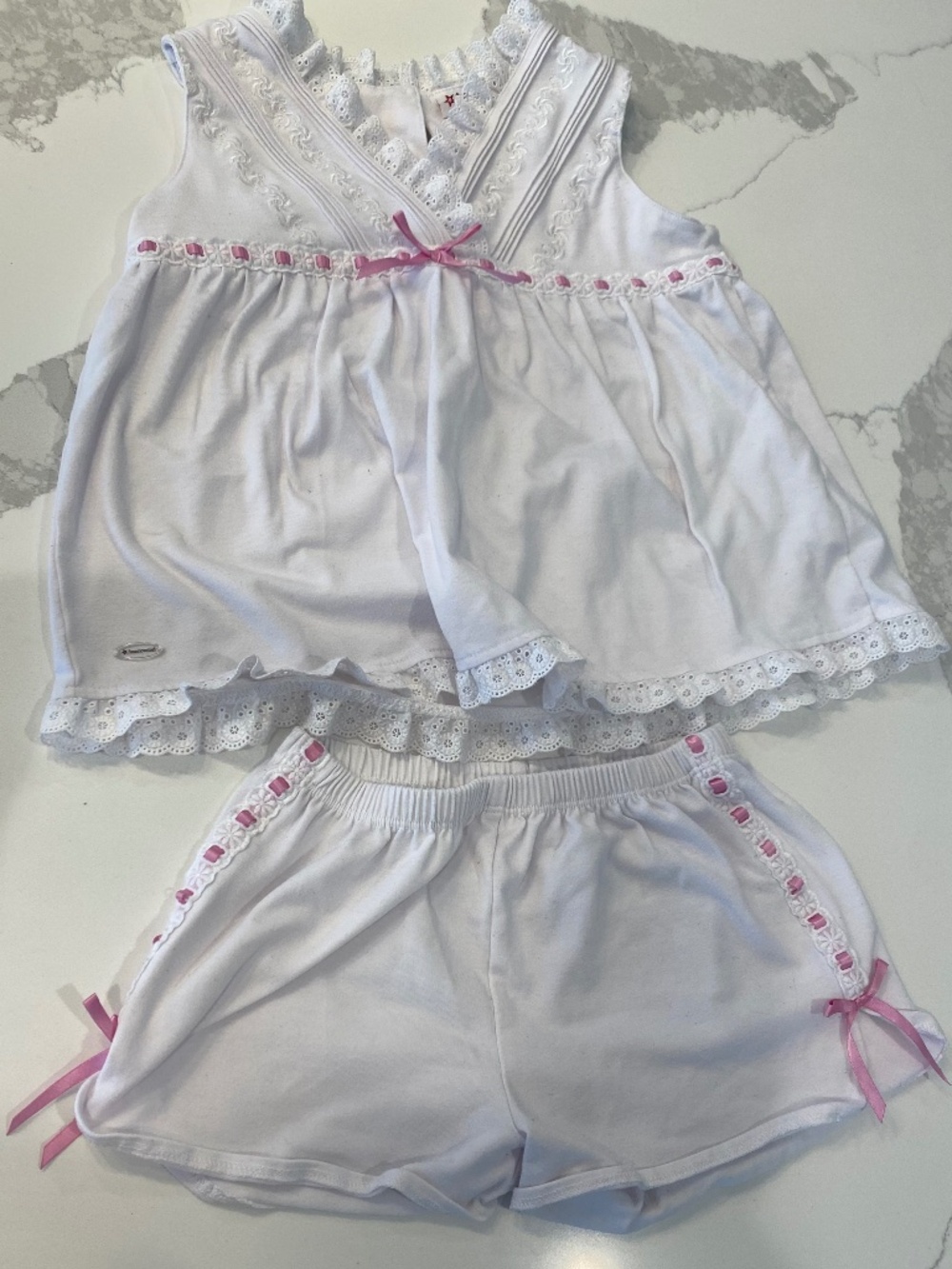 American Girl Rebecca's Ribbon & Lace Pajamas for Girls - Good condition